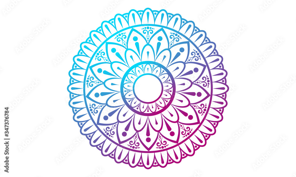 Colorful mandala pattern 