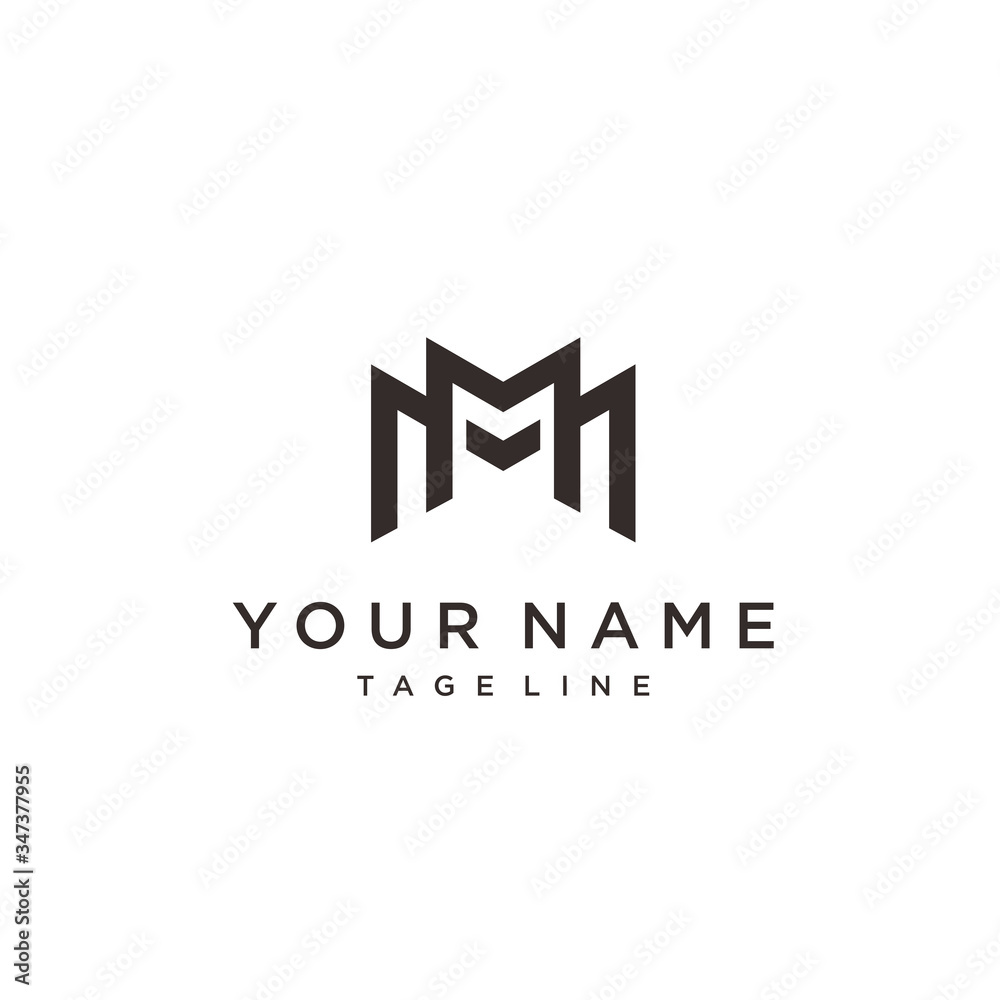Letter MM Logo Monogram Double M Logo. Linear creative minimal monochrome monogram symbol. Universal elegant vector sign design. Premium business logotype. Letter MM Logo Monogram Double M Logo. Linear creative minimal monochrome monogram symbol. Universal elegant vector sign design. Premium business logotype.