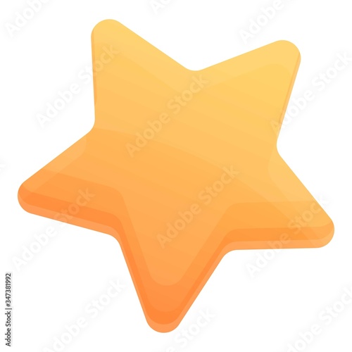 Star planetarium icon. Cartoon of star planetarium vector icon for web design isolated on white background