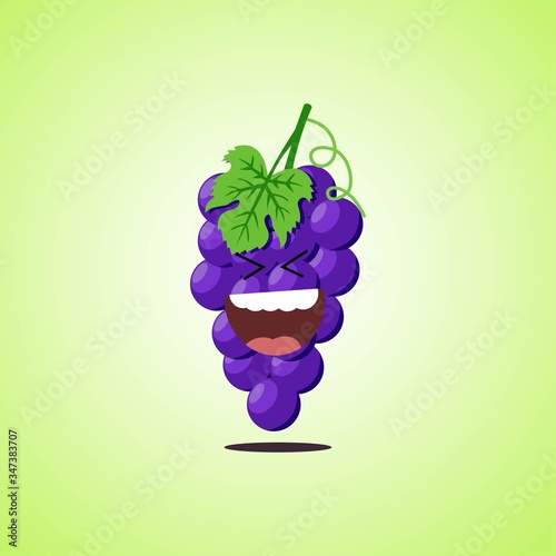 Roar with laughter symbol of the purple grapes