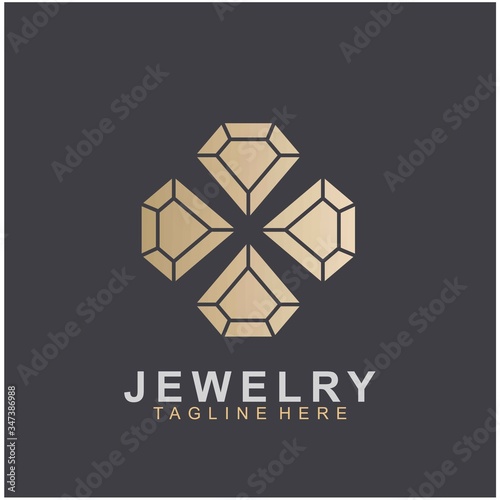 Jewelry logo abstract design