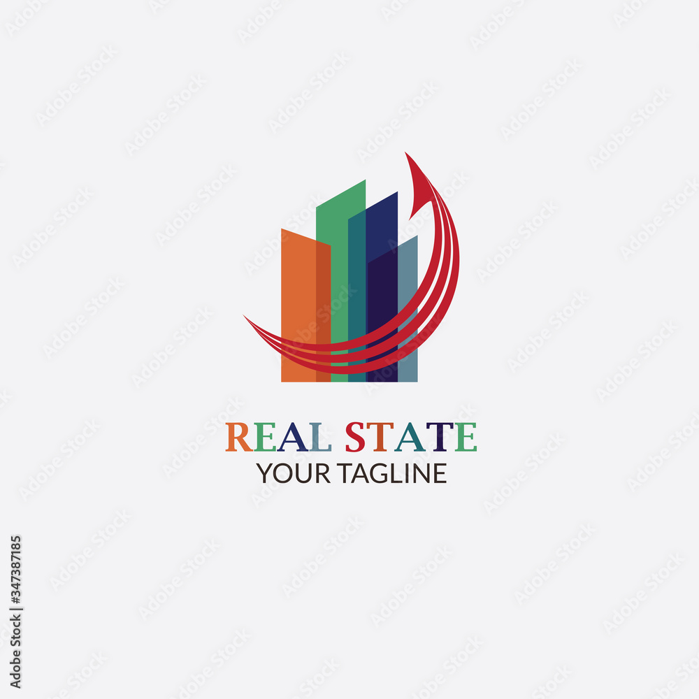 Real State Logo with style Modern for Construction , architecture , residence , hotel , property business , home interior or exterior Real State Logo with style Modern for Construction , architecture , residence , hotel , property business , home interior or exterior