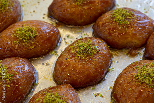 Delicious turkish sweet sekerpare photo