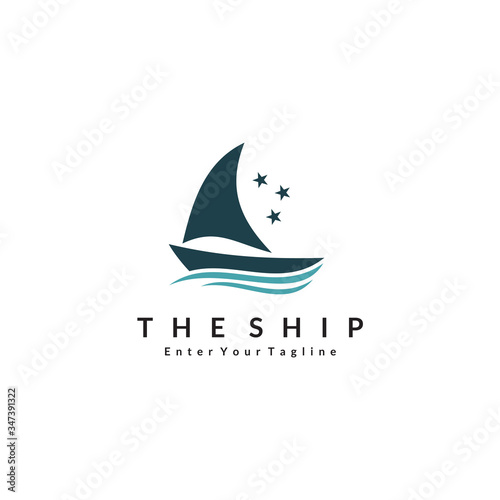 Creative ship logo design for companies