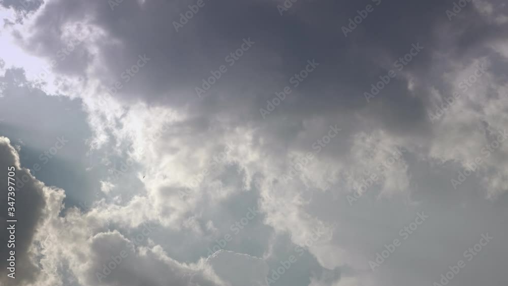 Shaft of light through cloudy sky Shaft of light through cloudy sky