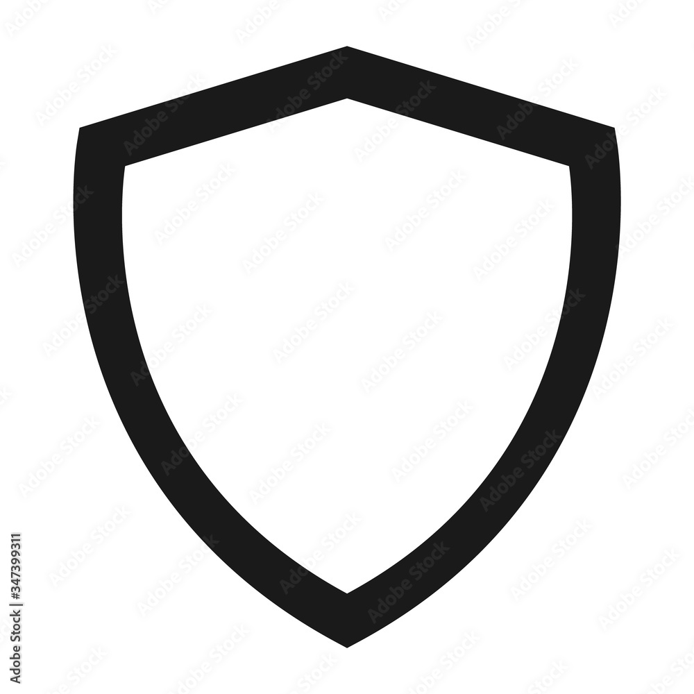 Shield protect icon, safety symbol, defense logo, web button, internet security Shield protect icon, safety symbol, defense logo, web button, internet security