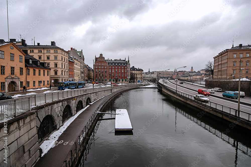 Sweden - Stockholm - Skansen  2005  :  View Of Stockholm Old Town River