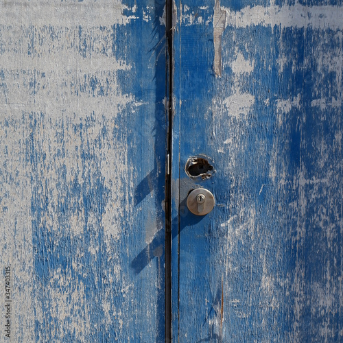 old wooden door