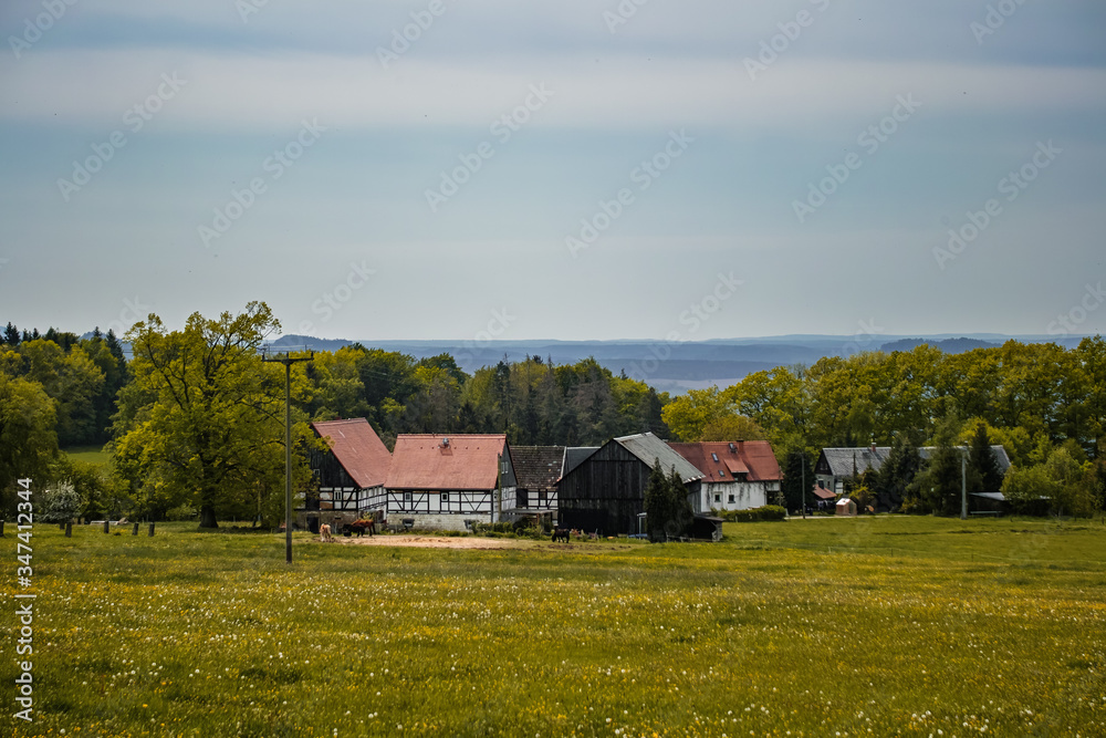 Waitzdorf view to the farms