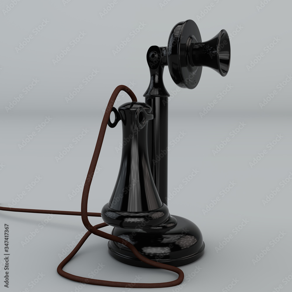 Téléphone ancien, dit candlestick Stock Photo Adobe Stock
