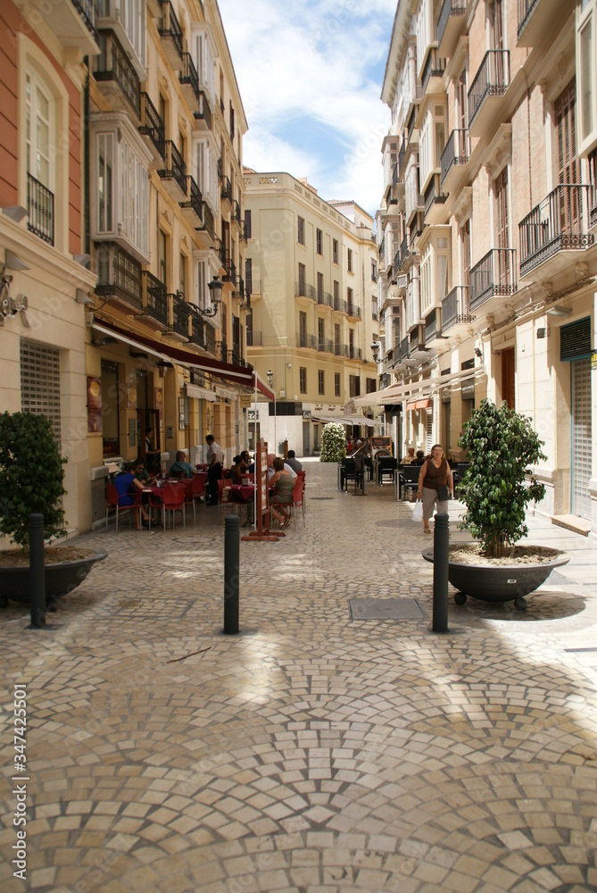 Malaga en Andalousie en Espagne