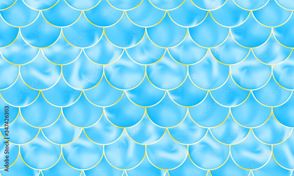 Mermaid scales. Fish squama. Blue pattern. Vector. Mermaid scales. Fish squama. Blue pattern. Vector.