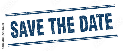 save the date stamp. save the date label. square grunge sign