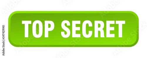 top secret button. top secret square 3d push button