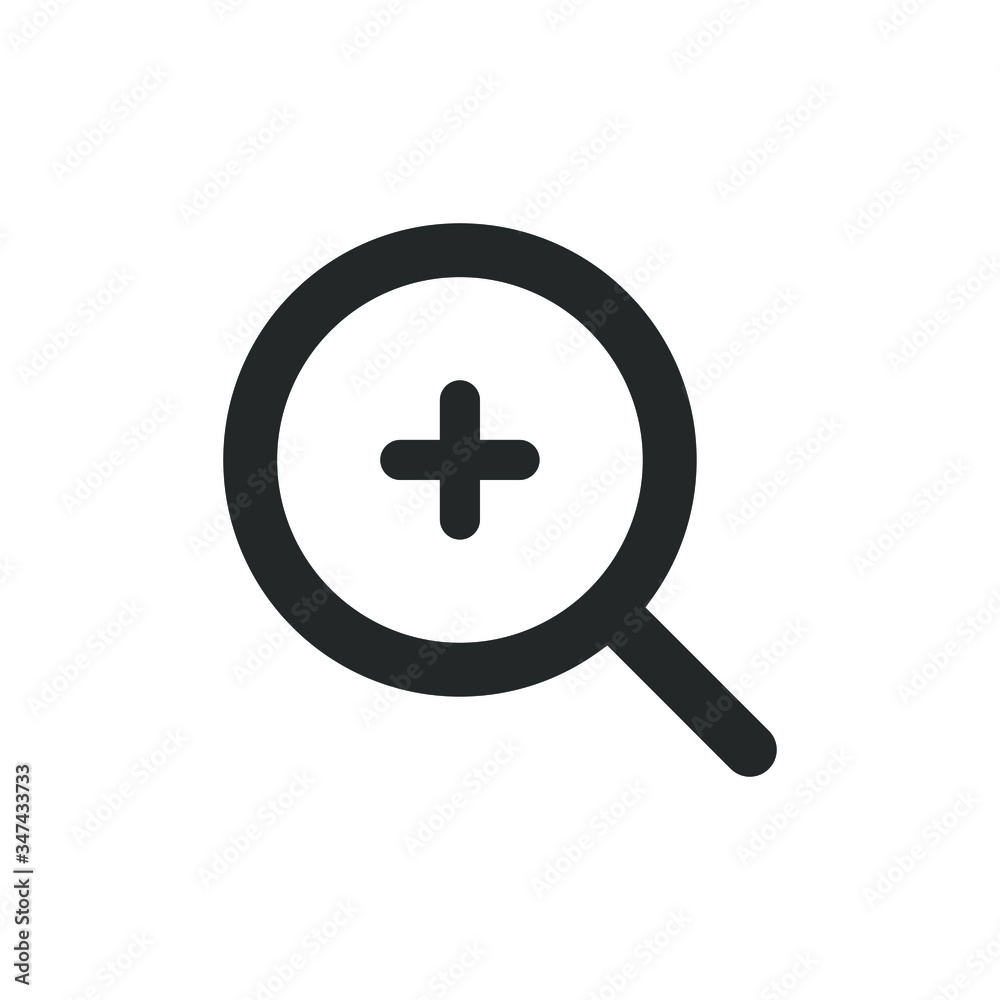 Zoom in icon vector illustration