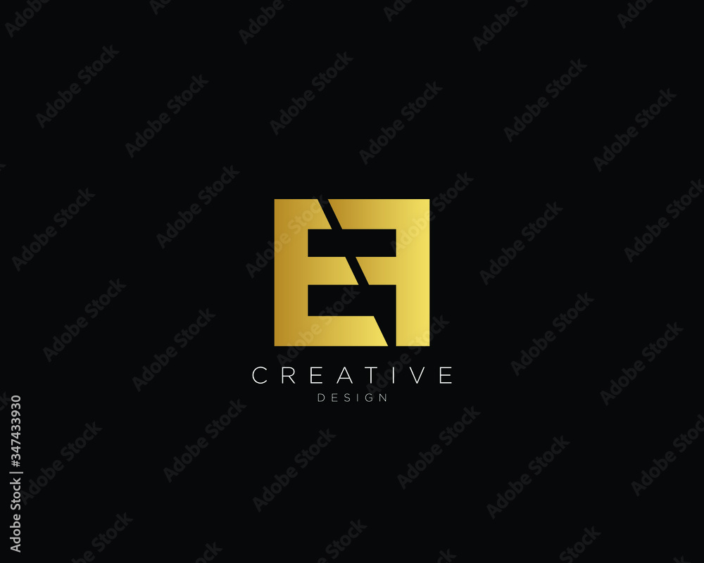 Alphabet letter EF Logo Design Icon
Alphabet letter EF Logo Design Icon