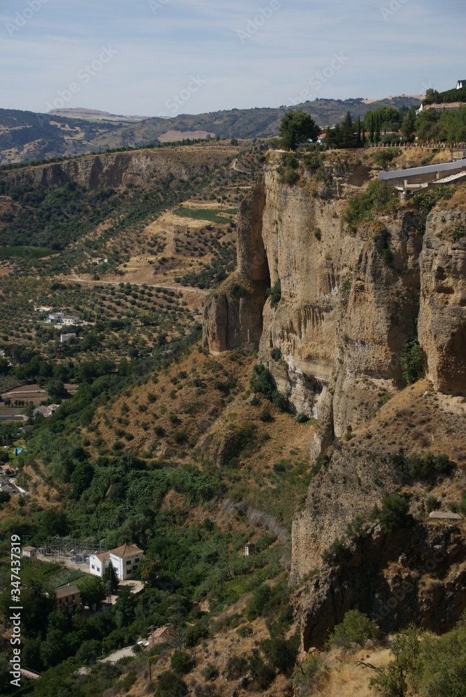 Ronda en Andalousie en Espagne