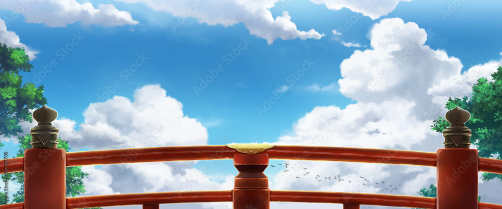 Sunset, girl, bridge, city, clouds, sky, wallpaper, background | Anime  scenery, Anime monsters, Sunset