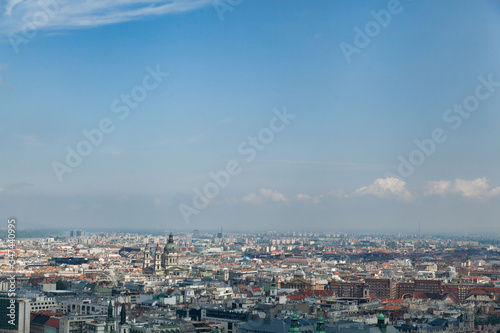 Budapest skyline seen from Citadella kilatoó, Hungary © vladislavmavrin