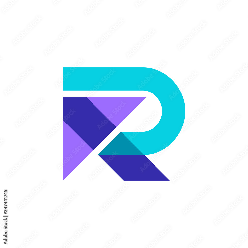 Letter R Arrow Business Logo Design, Abstract Letter Mark Vector Icon