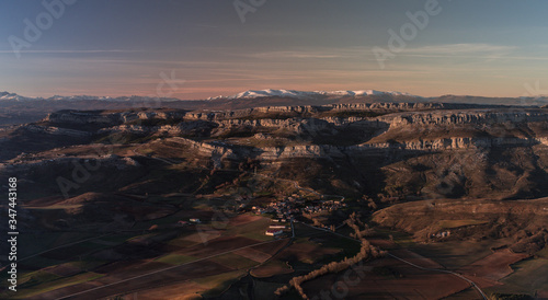 Panorámica aérea de Peña Amaya