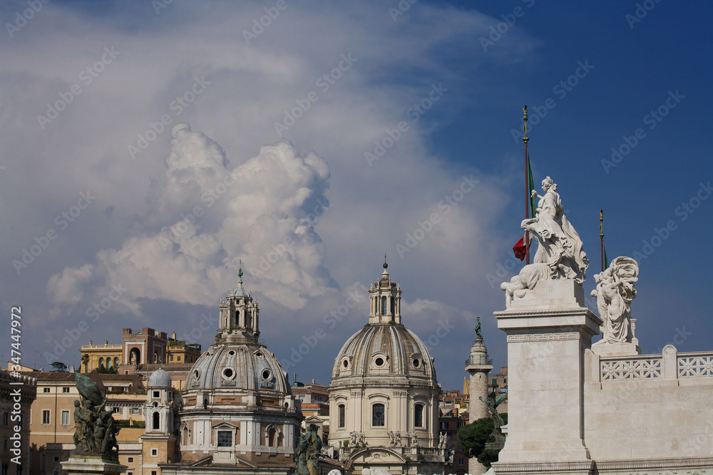 Lion cloud over Rome