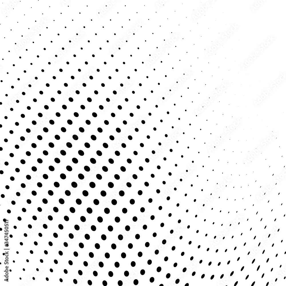 Black and white halftone. Monochrome texture of dots. Waves from points abstract background Black and white halftone. Monochrome texture of dots. Waves from points abstract background