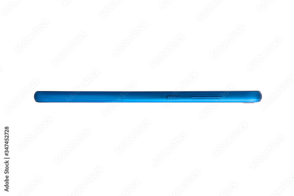 Blue Modern Isolated Smart Phone. Blank screen for mockup. Blue Modern Isolated Smart Phone. Blank screen for mockup.