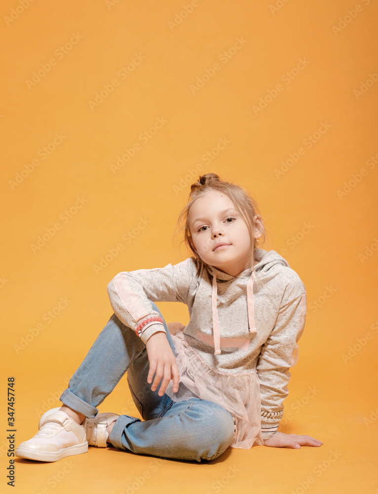 fashion model beautiful girl on a yellow background fashion model beautiful girl on a yellow background