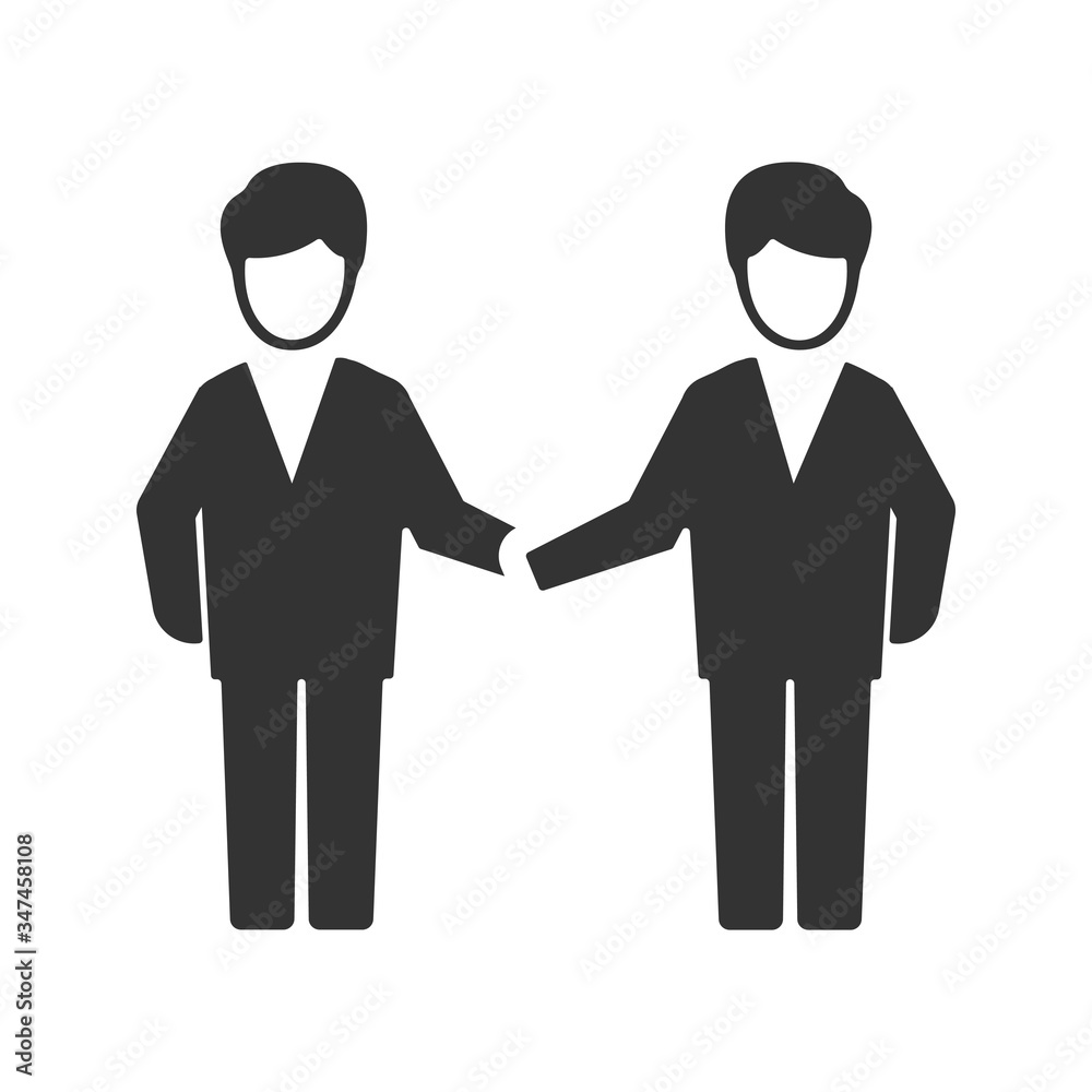 Fototapeta premium Business Deal Icon