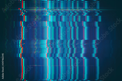Test Screen Glitch abstract Texture photo