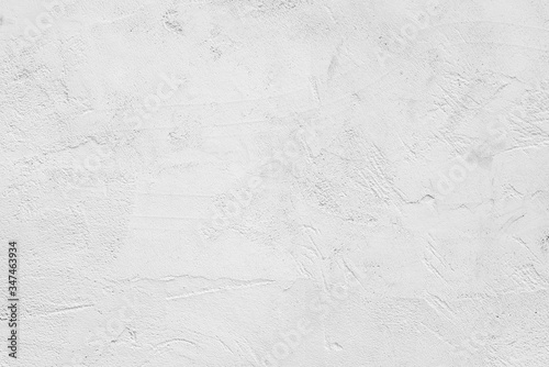 White abstract background. White stucco wall of an old house. photo