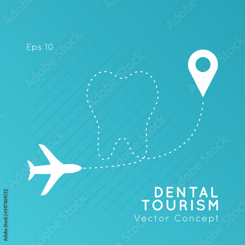 Dental Tourism Vector Template