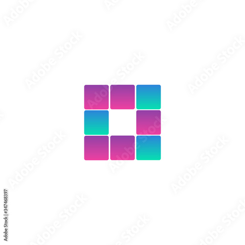 Creative, modern and abstract logo for your company, background, wallpaper. Universal logo can be used for any purpuse.