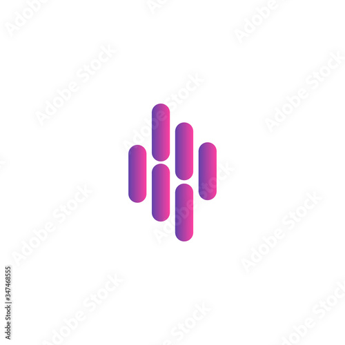 Creative, modern and abstract logo for your company, background, wallpaper. Universal logo can be used for any purpuse.