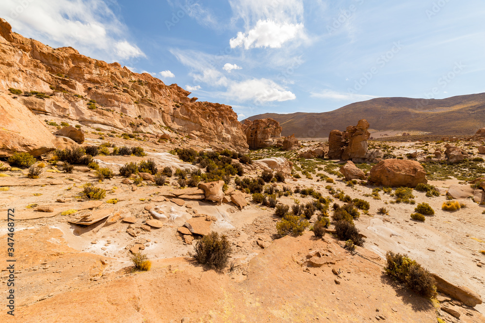 Valle de Rocas, or Stone Valley, in southern Bolivia