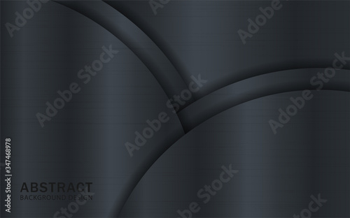 Abstract metal texture dark background with overlap layers design.