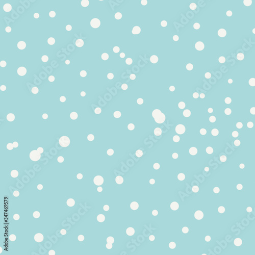white dots on a light blue background, abstraction in bright colors, white spots on a blue background, heavenly surface with white dots