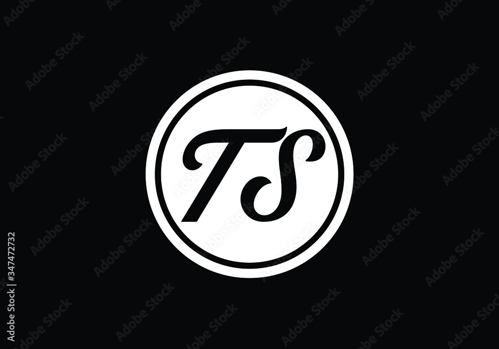 Initial Monogram Letter T S Logo Design Vector Template. Graphic Alphabet Symbol for Corporate Business Identity Initial Monogram Letter T S Logo Design Vector Template. Graphic Alphabet Symbol for Corporate Business Identity