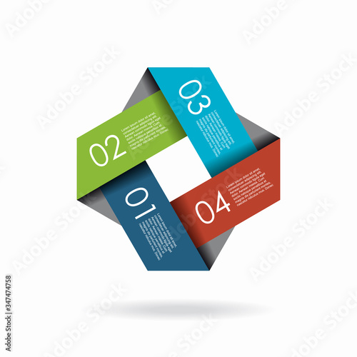 Infographic design template with place for your data. Vector illustration.