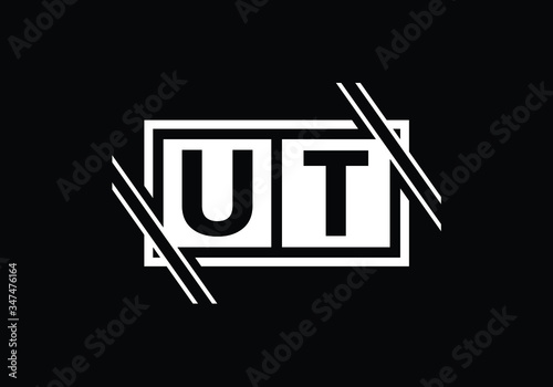 Initial Monogram Letter U T Logo Design Vector Template. Graphic Alphabet Symbol for Corporate Business Identity