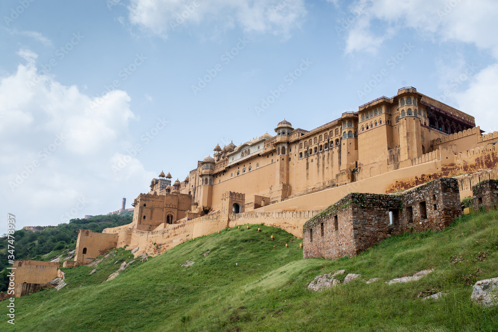 View of Amber Fort, Jaipur, Rajastan India