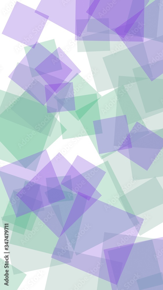 Obraz premium Multicolored translucent hexagons on white background. Vertical image orientation. 3D illustration