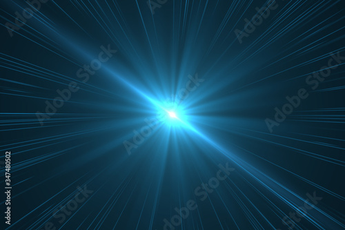 Abstract blue backgrounds lens flare (super high resolution)	
