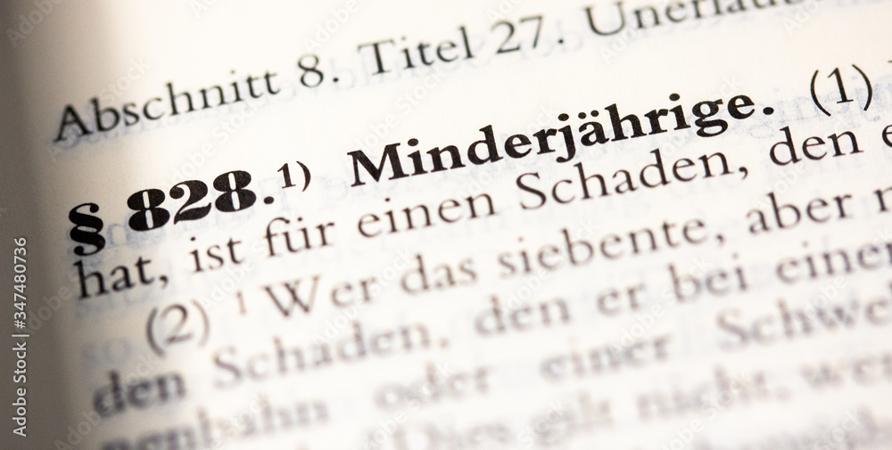 Minderjährige in § 828 BGB Minderjährige in § 828 BGB
