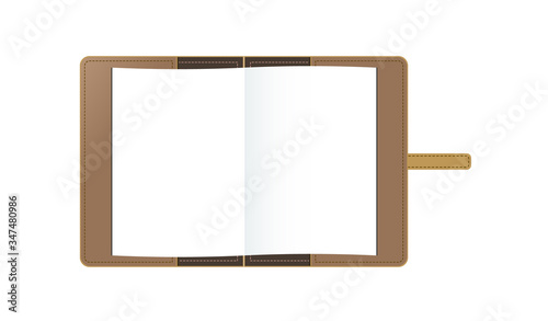 手帳とノートとリングノートのイラスト素材11