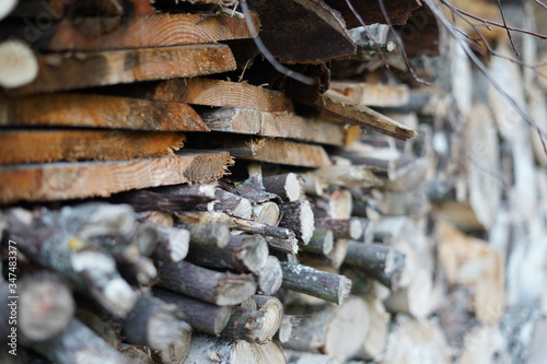Fototapeta Naklejka Na Ścianę i Meble -  firewood pattern