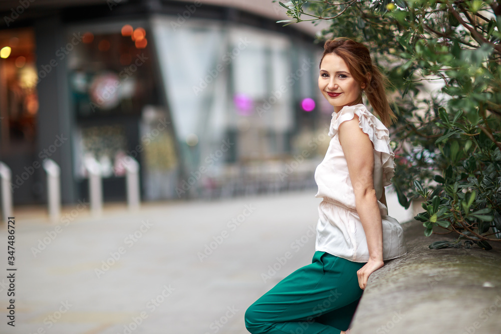 portrait of a cute looking young woman portrait of a cute looking young woman