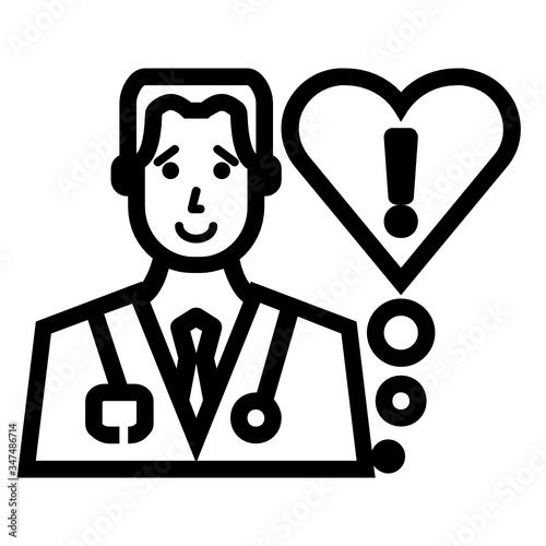 Lovely doctor heart shape device