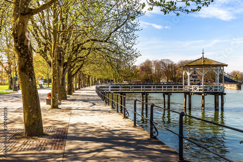 The Austria end of Lake Constance at Bregenz